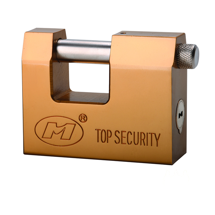 Type-D Brass Plated Steel Padlock