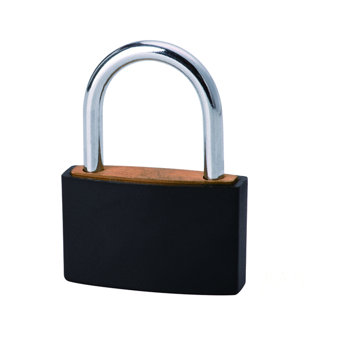 Color-Sheel Covered Brass Padlock