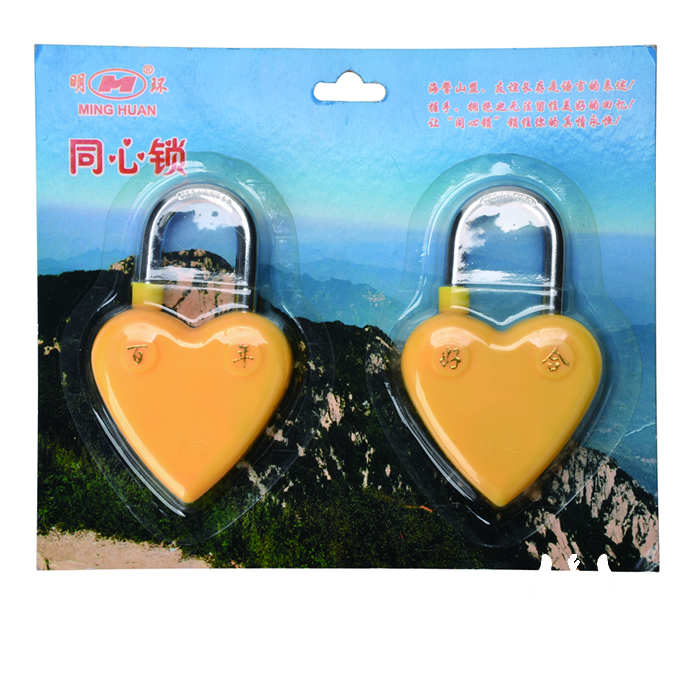 Heart-Shaped Padlock